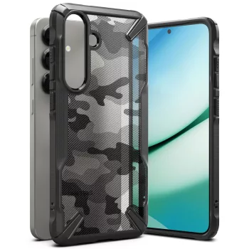   RINGKE FUSION X SAMSUNG GALAXY S25 Plus PLUS CAMO tok, fekete