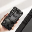 RINGKE FUSION X SAMSUNG GALAXY S25 Plus PLUS CAMO tok, fekete