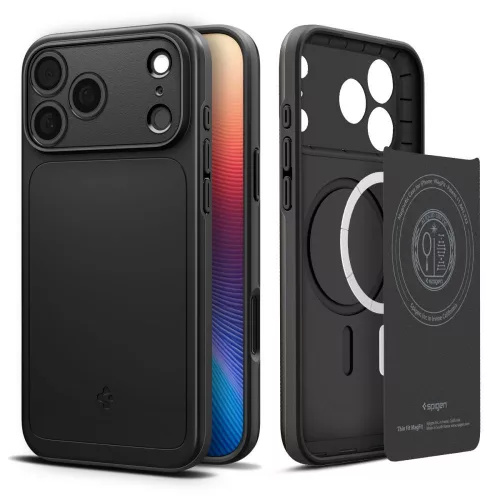SPIGEN case THIN FIT MAG MagSafe IPHONE 17 Pro Max tok, fekete