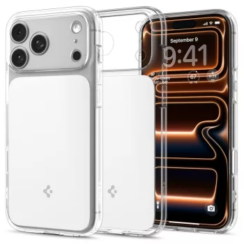   Spigen Ultra Hybrid "T" MagSafe Case iPhone 17 Pro Max tok, átlátszó