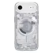 Spigen Ultra Hybrid Mag Magsafe case iPhone 17 Air Zero One tok, átlátszó-titánium