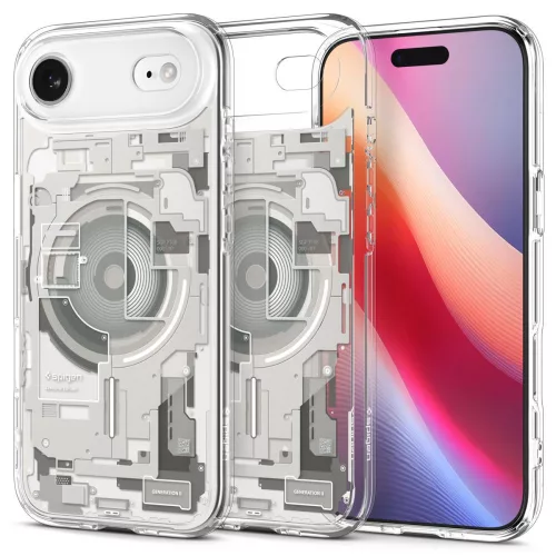 SPIGEN case ULTRA HYBRID MAG MagSafe IPHONE 17 Air zero one tok, átlástzsó-titánium