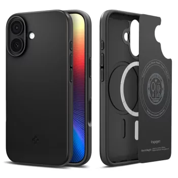 SPIGEN case THIN FIT MAG MagSafe IPHONE 17 tok, fekete