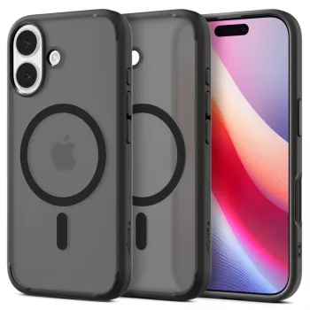 SPIGEN case ULTRA HYBRID MAG MagSafe IPHONE 17 tok, fekete