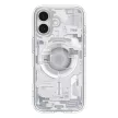 Spigen Ultra Hybrid Mag Magsafe case iPhone 17 Zero One tok, átlátszó-titánium