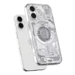 Spigen Ultra Hybrid Mag Magsafe case iPhone 17 Zero One tok, átlátszó-titánium