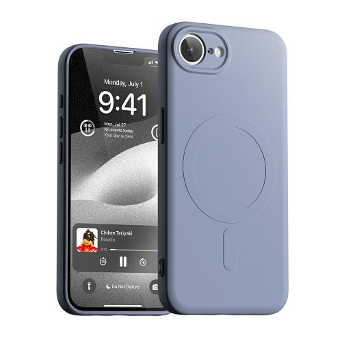 Mercury Semi-Silicone MagSafe     iPhone 16e tok, lila