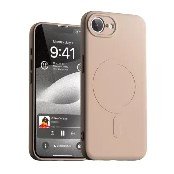   Mercury Semi-Silicone MagSafe     iPhone 16e tok, rózsaszín