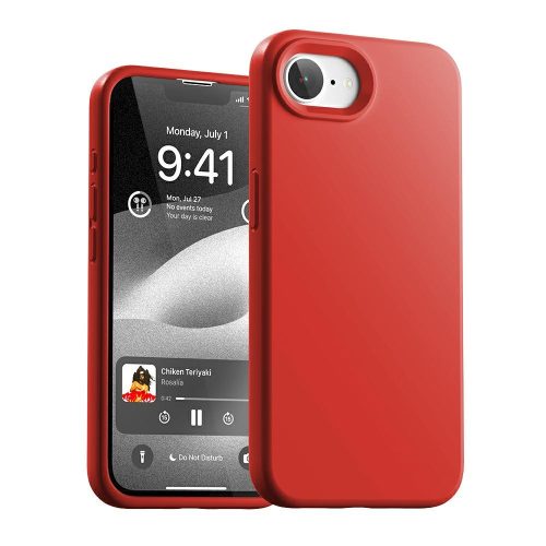 Mercury Silicone iPhone 16e       tok, piros