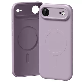 Mercury Semi-Silicone MagSafe Case iPhone 17 Air tok, lila