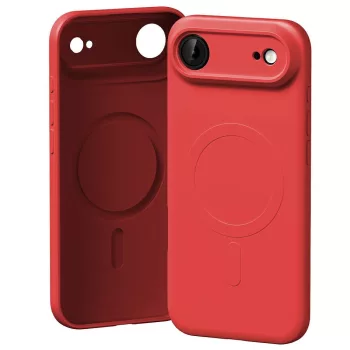 Mercury Semi-Silicone MagSafe Case iPhone 17 Air tok, piros