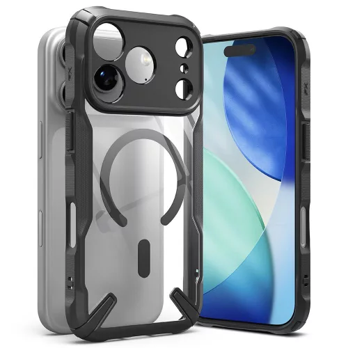 Ringke Fusion X Magnetic MagSafe Case iPhone 17 Pro Max tok, fekete