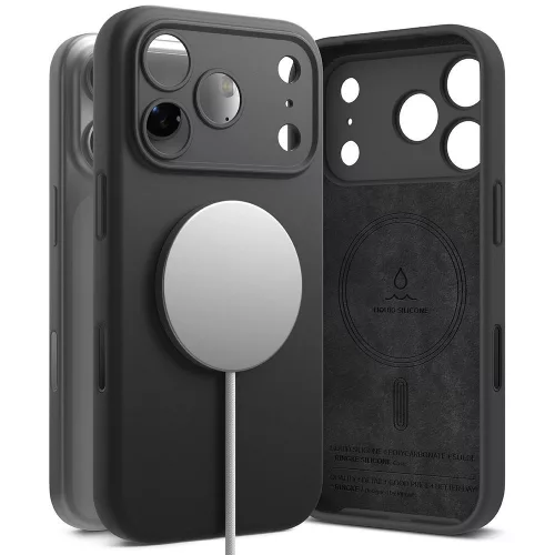 Ringke Silicone Magnetic MagSafe Case iPhone 17 Pro tok, lila