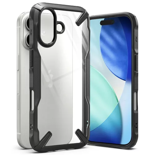 Ringke Fusion X Case iPhone 17 tok, fekete
