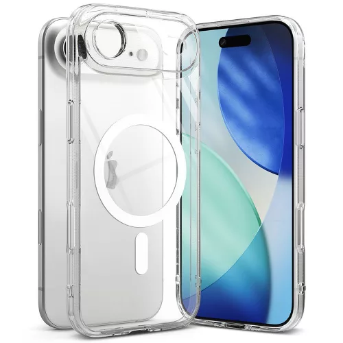 Ringke Fusion Magnetic MagSafe Case iPhone 17 Air tok, átlátszó