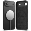 Ringke Silicone Magnetic MagSafe Case iPhone 17 Air tok, fekete