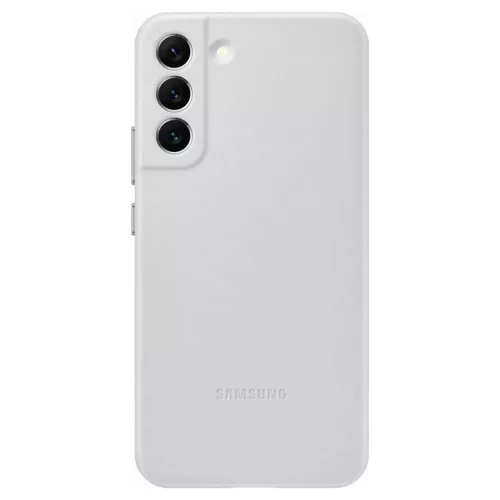 Samsung Leather Cover valódi bőr tok Samsung Galaxy S22 Plus (EF-VS906LJEGWW), szürke
