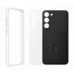 Samsung Frame Cover tok Samsung Galaxy S23 Plus (EF-MS916CBEGWW) tok cserélhető hátlappal, fekete