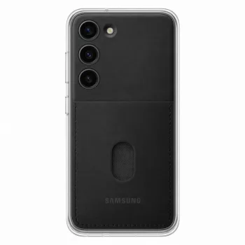   Samsung Frame Cover tok Samsung Galaxy S23 tok cserélhető hátlappal (EF-MS911CBEGWW), fekete