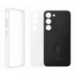 Samsung Frame Cover tok Samsung Galaxy S23 tok cserélhető hátlappal (EF-MS911CBEGWW), fekete