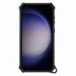 Samsung Robusztus Gadget tok Samsung Galaxy S23 Plus, EF-RS916CBEGWW, robusztus tok, gyűrűs tartó állvány, szürke