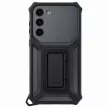 Samsung Robusztus Gadget tok Samsung Galaxy S23 Plus, EF-RS916CBEGWW, robusztus tok, gyűrűs tartó állvány, szürke