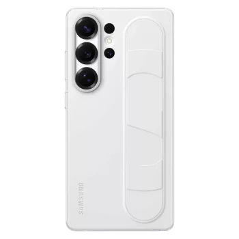   Samsung Standing Grip Case EF-GS938CWEGWW Silicone Case Holder / Stand Samsung Galaxy S25 Ultra tok, fehér