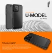 Ugly Rubber UMODEL case hátlap, tok iPhone 13 Pro 6,1", átlátszó