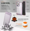 Ugly Rubber UMODEL case hátlap, tok iPhone 13 Pro 6,1", átlátszó