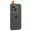 Spigen Optik Pro L-Series Glas.TR iPhone 14 Pro / 15 Pro / 16 Pro / 14 Pro Max / 15 Pro Max / 16 Pro Max kamera lencsevédő üvegfólia - 2db - fekete