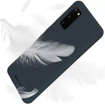   Mercury Soft Silicone Case hátlap, tok Samsung Galaxy S22, sötétkék