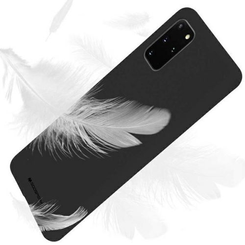 Mercury Soft Silicone Case hátlap, tok Samsung Galaxy S22 Ultra S908, fekete