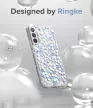 Ringke Fusion Design Armor Case, gélkerettel Samsung Galaxy S22 Plus, átlátszó, színes