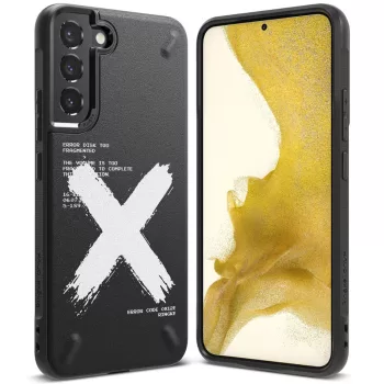   Ringke Onyx Design tartós tok, tok Samsung Galaxy S22 Plus, fekete