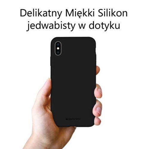 Mercury Silicone hátlap, tok Samsung Galaxy S23 Plus, fekete