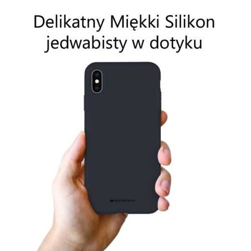 Mercury Silicone hátlap, tok Samsung Galaxy S23 Plus, sötétkék