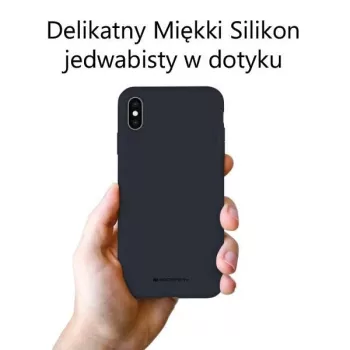   Mercury Silicone hátlap, tok Samsung Galaxy S23 Ultra, sötétkék