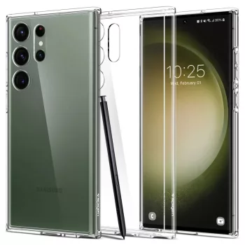   Spigen Ultra Hybrid tok Samsung Galaxy S23 Ultra, átlátszó