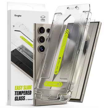   RINGKE kijelzővédő üvegfólia EASY SLIDE 2db GALAXY S24 ULTRA, átlátszó