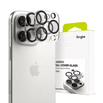   RINGKE CAMERA PROTECTOR 2-PACK IPHONE 16 PRO / 16 PRO MAX CLEAR kameravédő üvegfólia