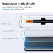 Spigen edzett üvegfólia GLAS.TR "EZ FIT" 2db, Samsung Galaxy S24, átlátszó