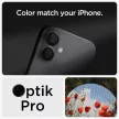 SPIGEN OPTIK PRO GLAS.TR ”EZ FIT” CAMERA PROTECTOR 2-PACK IPHONE 16 / 16 PLUS tok, fekete