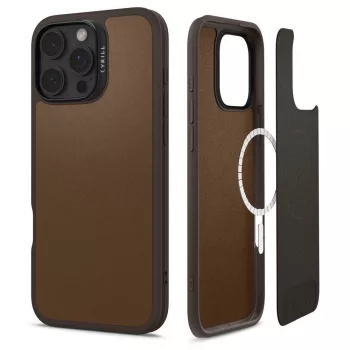   Spigen Cyrill Kajuk MAG iPhone 16 Pro, 6.3" MagSafe tok, barna ACS08406