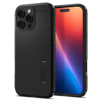  Spigen Tough Armor "T" MAG iPhone 16 Pro, Max 6.9" MagSafe tok, fekete ACS08503