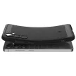 Spigen Rugged Armor case Samsung Galaxy S24 FE matte tok, fekete