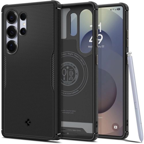 Spigen Core Armor Mag Case Samsung Galaxy S25 Ultra tok, fekete