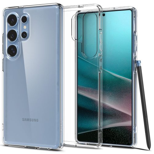 Spigen Ultra Hybrid Samsung Galaxy S25 Ultra tok, átlátszó