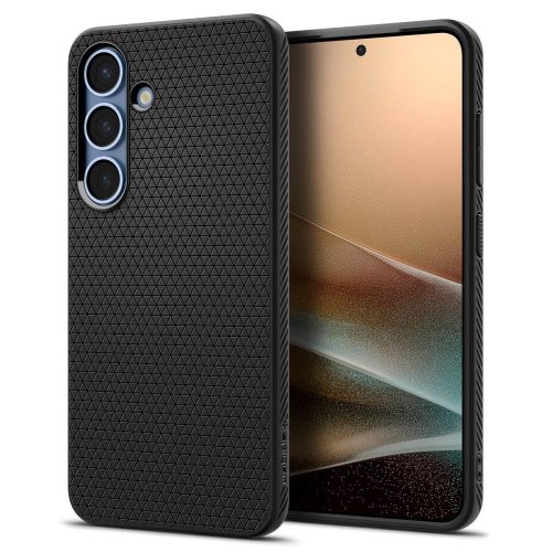 SPIGEN case LIQUID AIR Samsung Galaxy S25 Plus matt tok, fekete