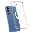 Spigen Ultra Hybrid Mag MagSafe Case Samsung Galaxy S25 Plus Plus Clear tok, fehér
