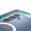 SPIGEN case ULTRA HYBRID MAG compatible with MAGSAFE SAMSUNG GALAXY S25 clear / tok, fehér